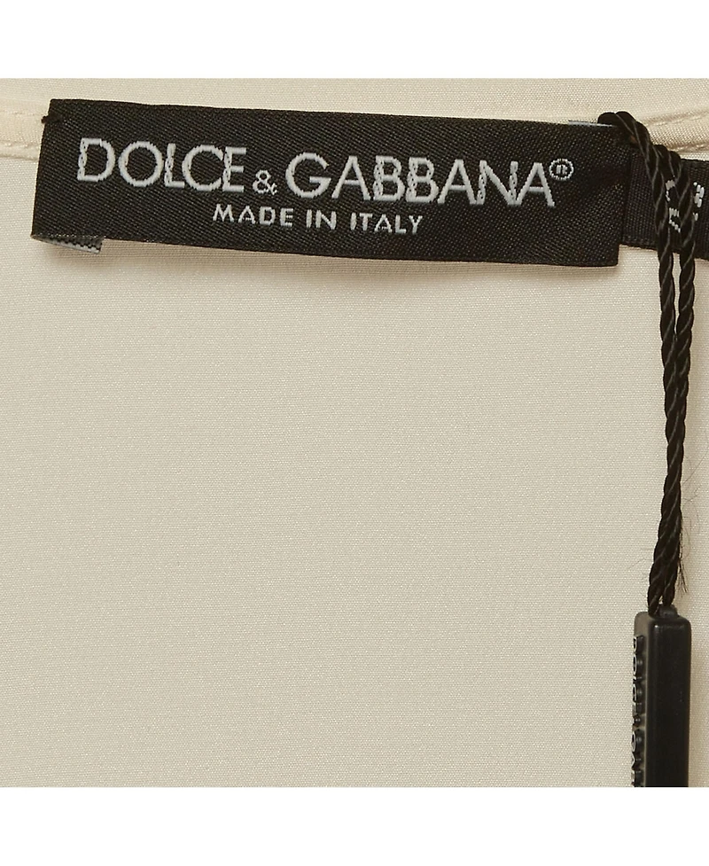 Pre-Owned Dolce & Gabbana Women's Marilyn Monroe Print Silk Blend Top