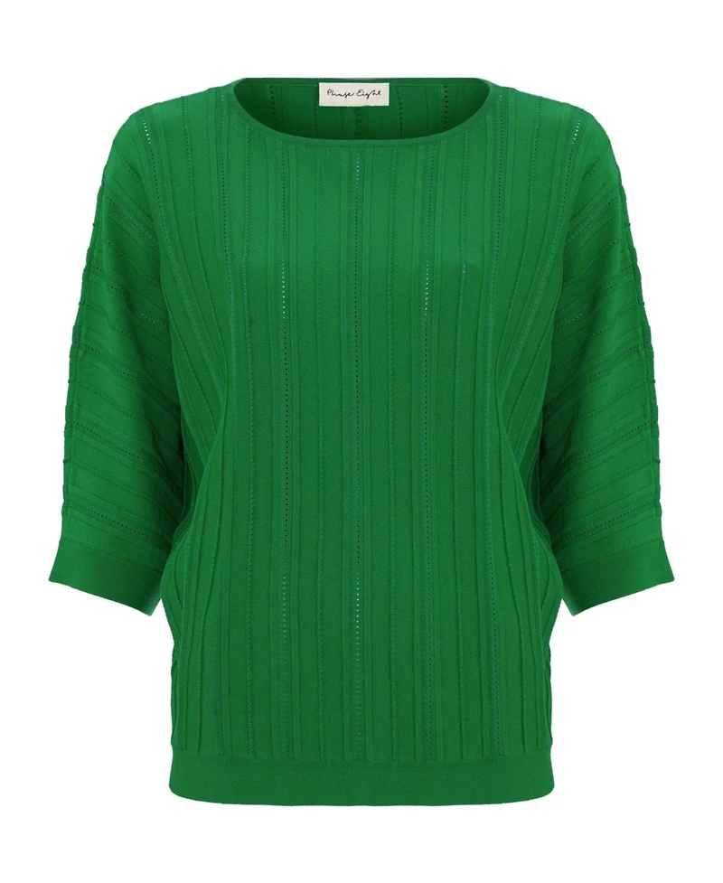 Phase Eight Women's Cristine 3/4 Sleeve Rib Jumper