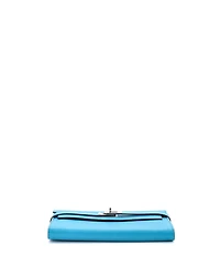 Pre-Owned Hermes Long Kelly Wallet Chevre Mysore