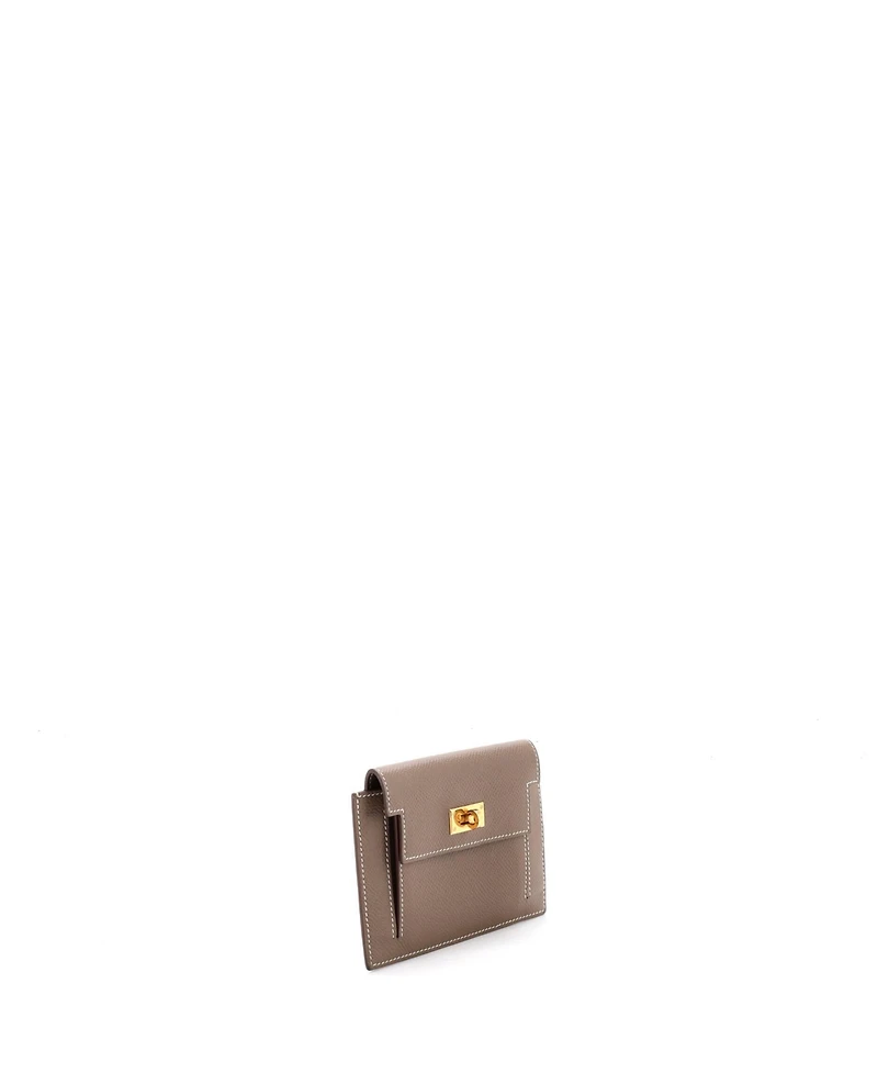 Pre-Owned Hermes Kelly Pocket Compact Wallet Epsom