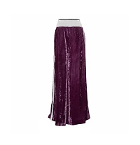 Pre-Owned Off-White Women's Crushed Velvet Wide Leg Track Pants