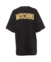 Pre-Owned Moschino Women's Printed Jersey T-Shirt