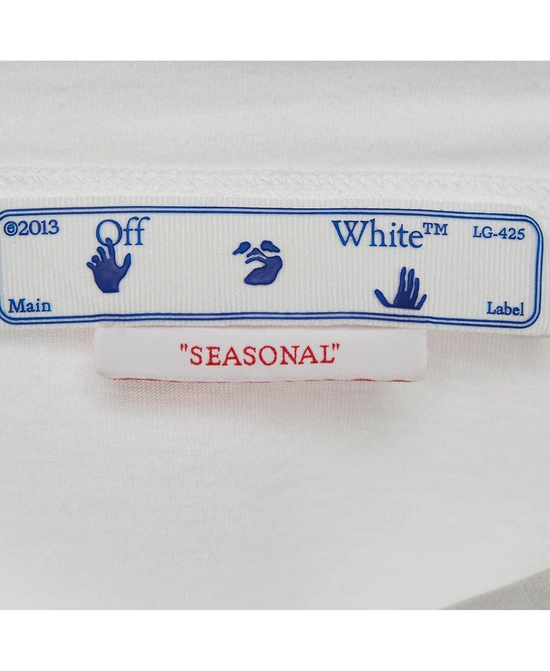 Pre-Owned Off-White Women's Logo Embroidered Crop T-Shirt