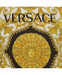 Pre-Owned Versace Women's Baroque Print Jersey Crew Neck T-Shirt