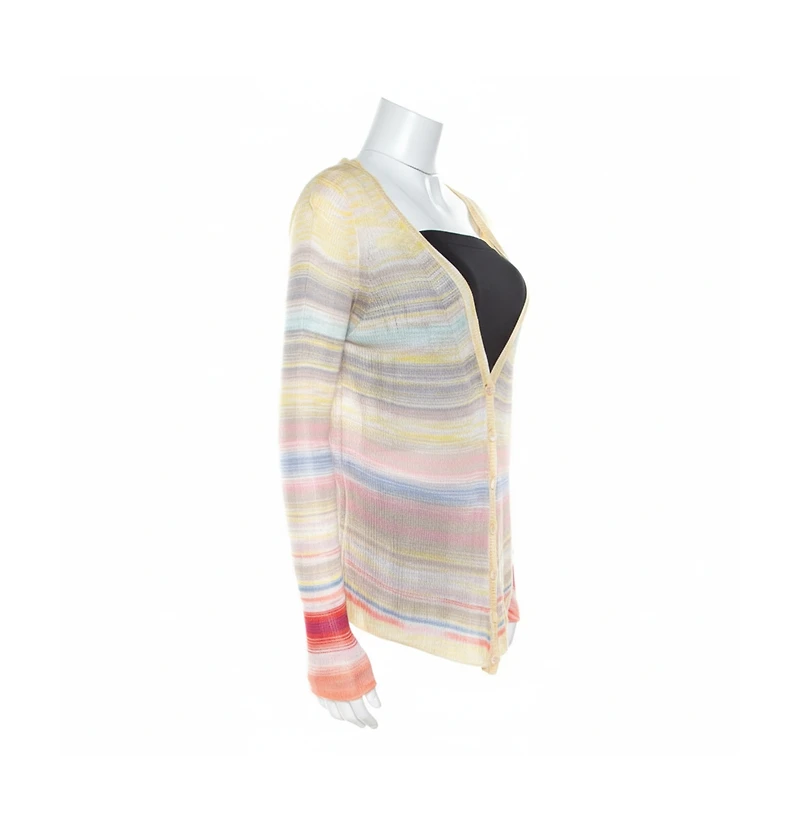 Pre-Owned Missoni Women's Striped Knit Cardigan