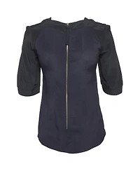 Pre-Owned Marni Women's Satin Short Sleeve Top