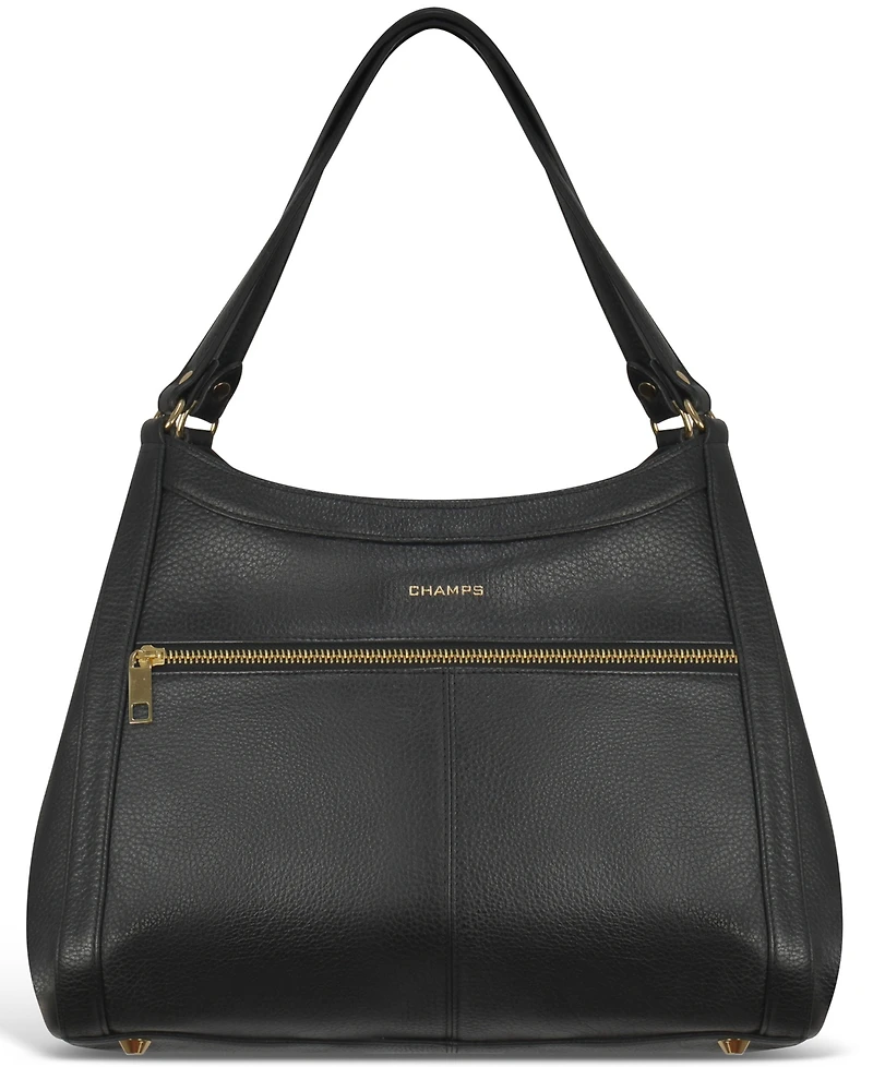 Champs Leather Travel Hobo Bag