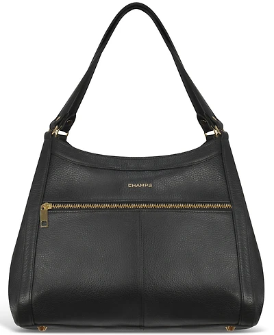Champs Leather Travel Hobo Bag