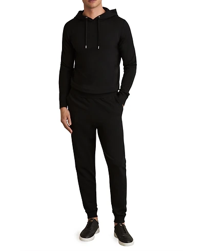 Reiss Men's Holland Merino Wool Drawstring Hoodie