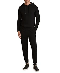 Reiss Men's Holland Merino Wool Drawstring Hoodie