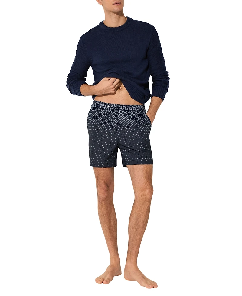 Reiss Men's Darli Ombre Geometric-Print Swim Shorts