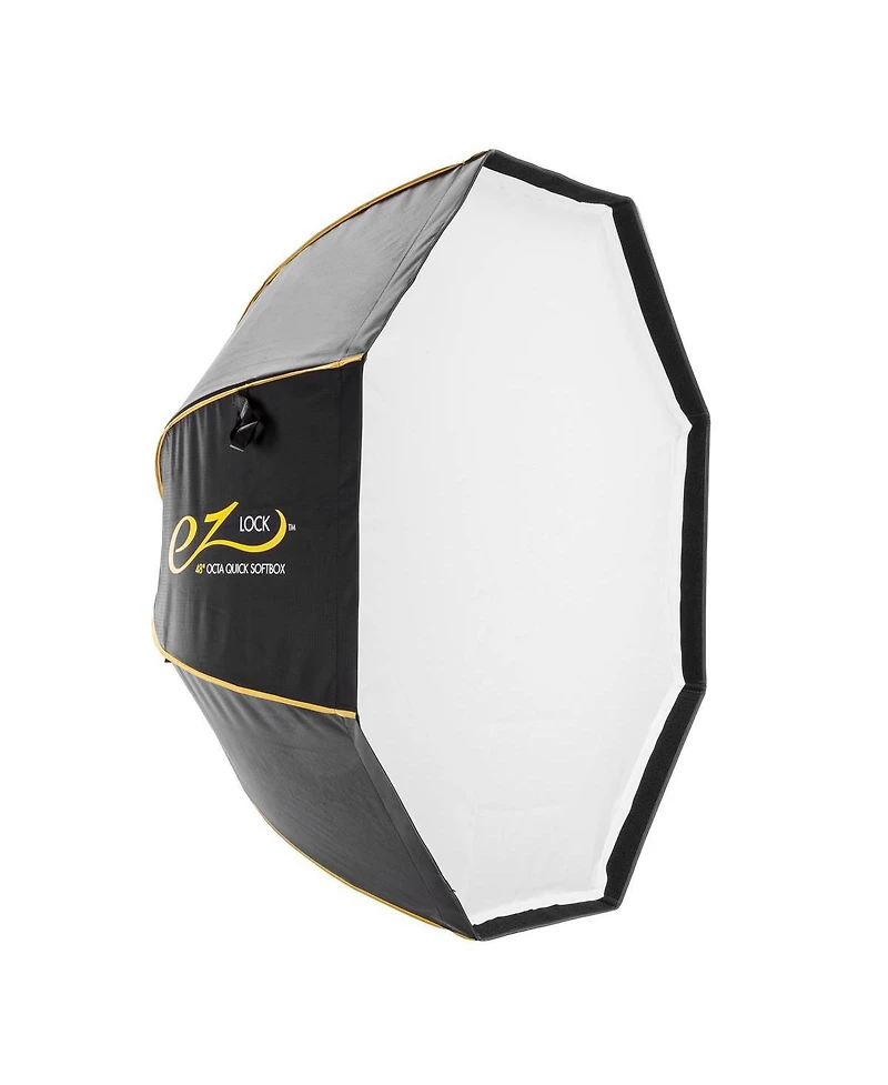 Glow 48 inch Ez Lock Octa Quick Xl Bowens Softbox, Bundle with 9.5 inch Air Cushioned Light Stand