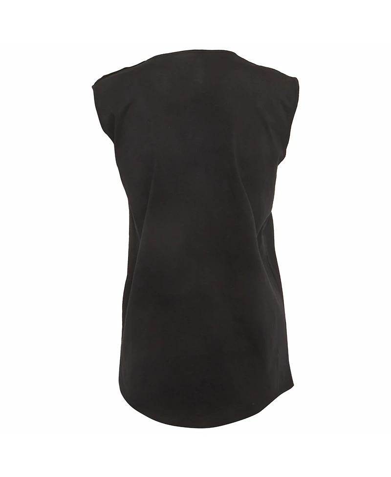 Pre-Owned Balmain Women's Logo Print Jersey Tank Top