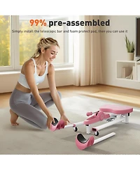 Fed Fitness Leg Stretcher Machine, Heavy Duty Split Trainer for Flexibility and Hip Tension Relief, Home Gym Fitness Equipment
