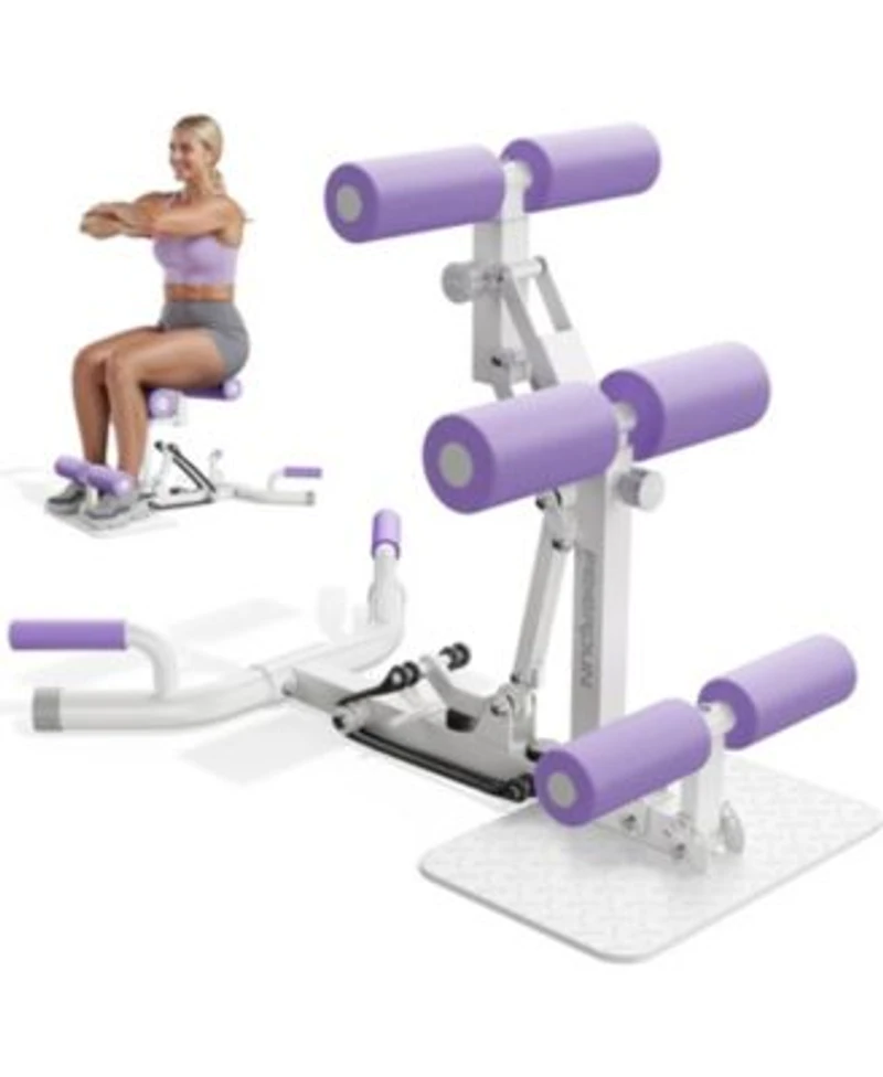 Fed Fitness Squat Machine For Women Adjustable Glute Trainer 400lbs Home Gym Equipment