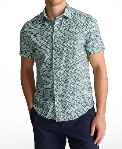 UNTUCKit Men's Slim Fit Performance Short-Sleeve Kyros Shirt