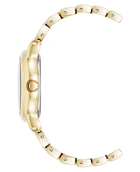 Anne Klein Women's Quartz Round Gold-Tone Alloy Metal Bracelet Watch 30mm