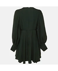 Pre-Owned Zimmermann Women's Crepe Keyhole Detail Mini Dress