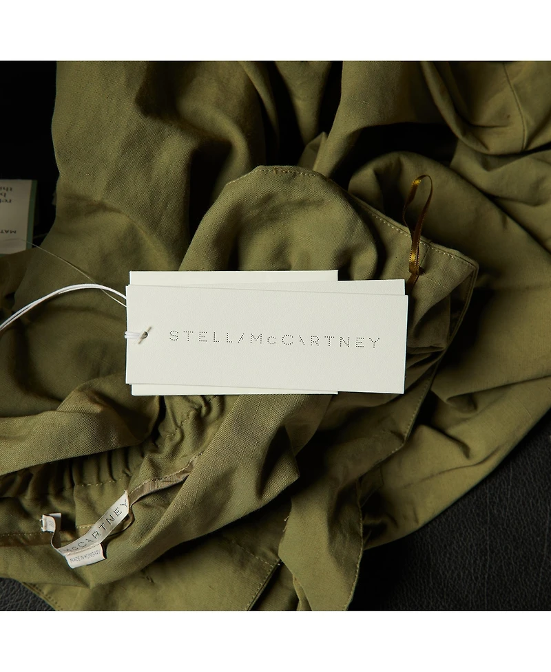 Pre-Owned Stella Mccartney Women's Cotton Blend Paperbag Midi Skirt
