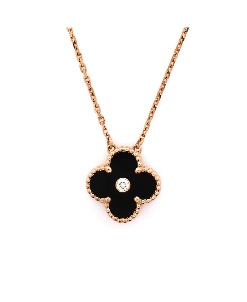 Pre-Owned Van Cleef & Arpels Vintage Alhambra Pendant Necklace