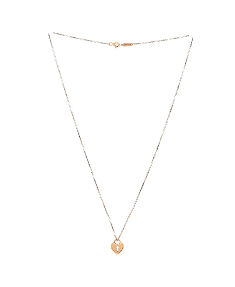 Pre-Owned Tiffany & Co Heart Lock Pendant Necklace