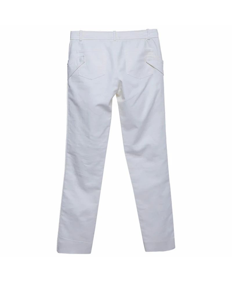 Pre-Owned Versace Women's Cotton Blend Straight Fit Pants