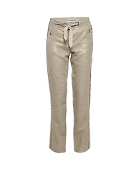 Pre-Owned Balenciaga Women's Lurex Drawstring Trousers