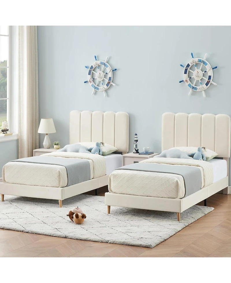 gaomon Twin Upholstered Bed