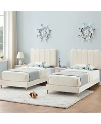 gaomon Twin Upholstered Bed