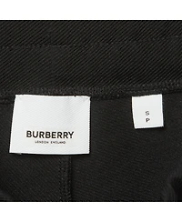 Pre-Owned Burberry Women's Gabardine Logo Applique Pants