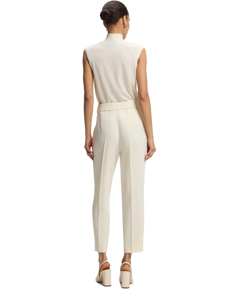 Boss by Hugo Women's Japanese Crepe Tapered-Fit Pants