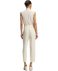 Boss by Hugo Women's Japanese Crepe Tapered-Fit Pants