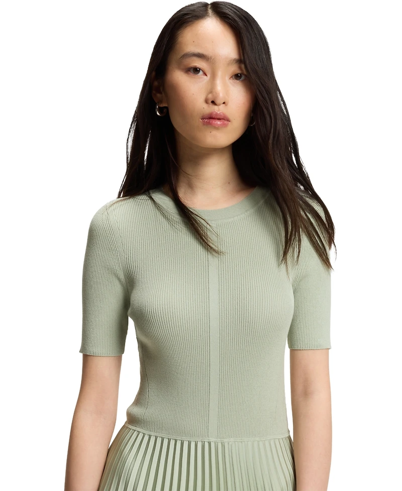 Boss by Hugo Women's Mixed-Material Dress