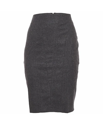 Pre-Owned Brunello Cucinelli Women's Felt Pencil Skirt