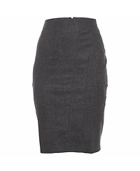 Pre-Owned Brunello Cucinelli Women's Felt Pencil Skirt