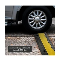 Pyle Cable Cover Ramp Safety Track with Flip-Open Lid, Single Channel
