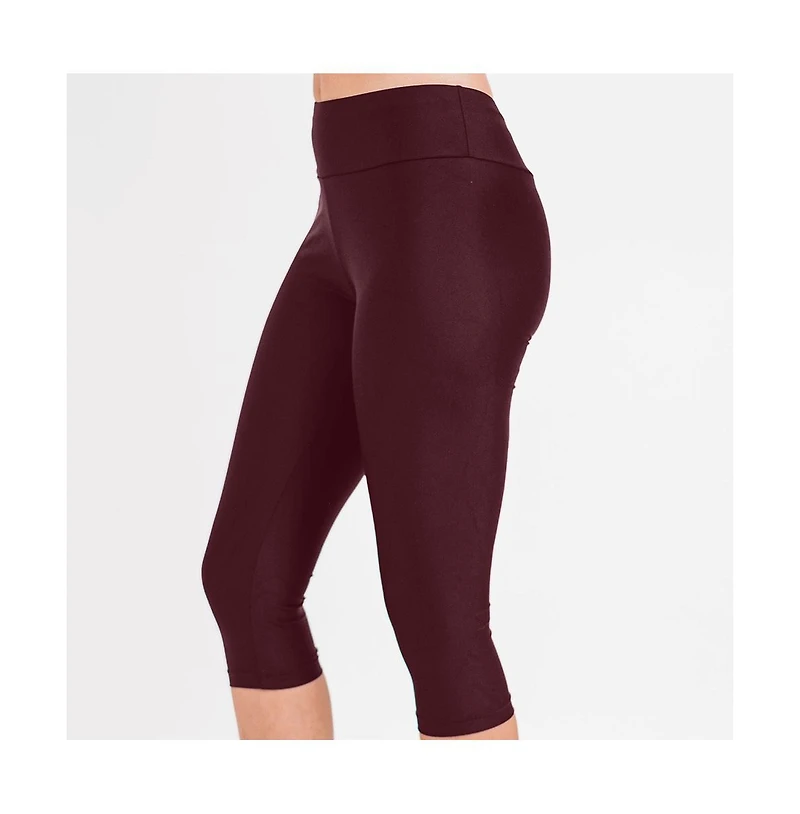 Calypsa Women's Capri Swim Leggings
