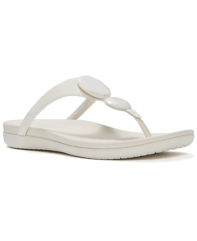 FitFlop Women's Solay Glossy-Disc Toe-Post Sandals