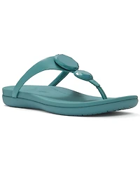 FitFlop Women's Solay Glossy-Disc Toe-Post Sandals
