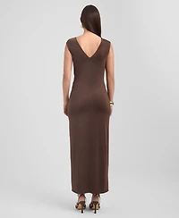 Rachel Roy Women's Scoop Neck Midi Dress