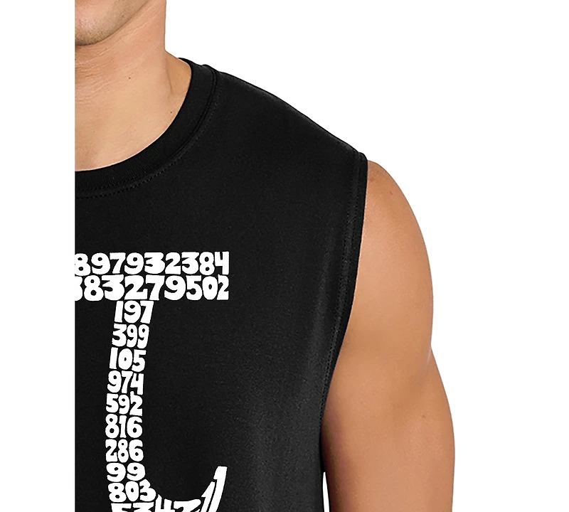 La Pop Art Men's Crewneck Graphic Tank Top