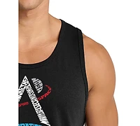 La Pop Art Men's Nasa Artemis Typography A Logo Tank Top
