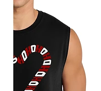 La Pop Art Men's Love Usa Heart Typography Graphic Tank Top