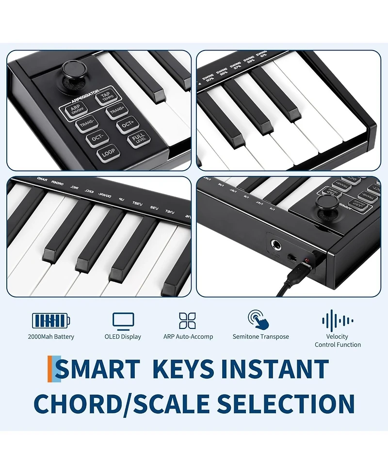 gaomon 37-Key Usb Midi Controller Keyboard