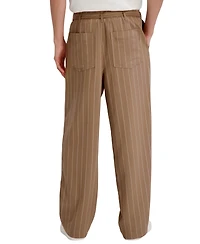 Karl Lagerfeld Paris Men's Stripe Regular-Fit Removable Belt Pants