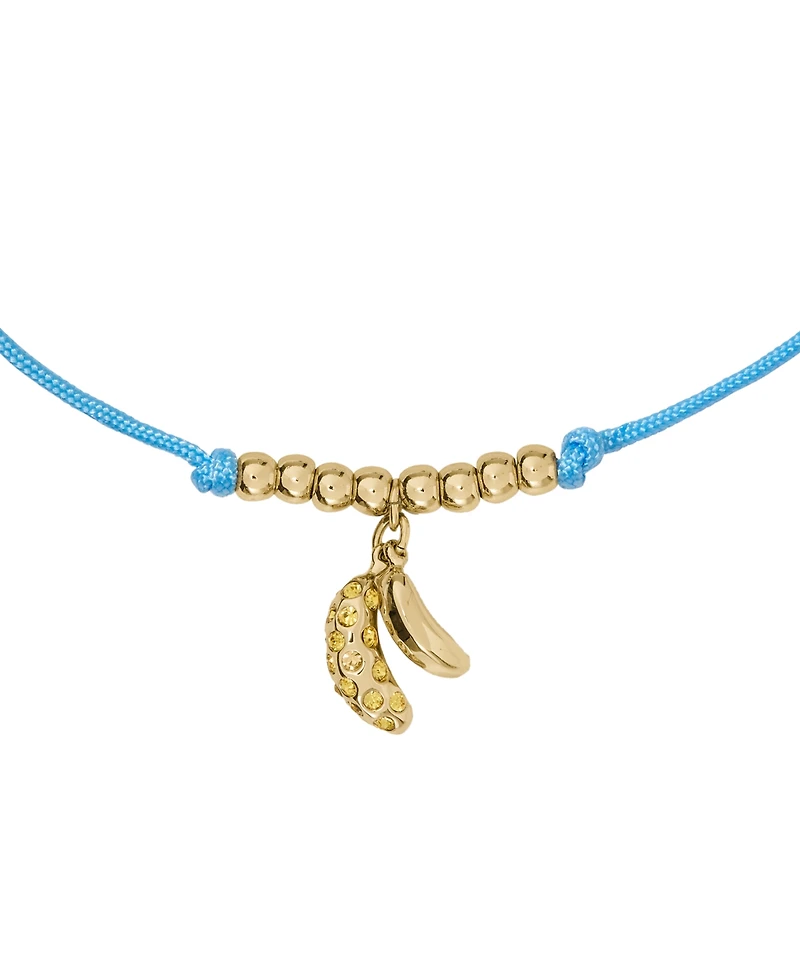 kate spade new york Gold-Tone Summer Daze Banana Cord Bracelet