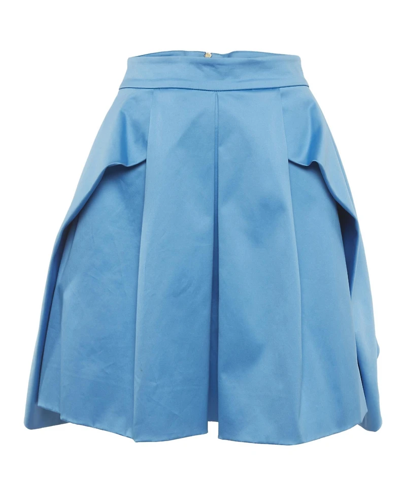 Pre-Owned Versace Women's Satin Pleated Mini Skirt