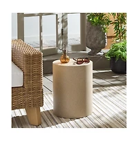 Safavieh Tina Cylinder Outdoor Accent Table