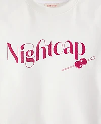 State of Day Women's Nightcap French Terry Graphic Sweatshirt, Macy's Exclusive
