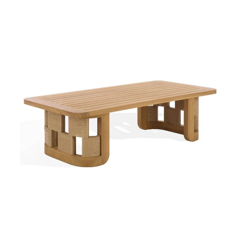 Safavieh Skipper Teak Outdoor Coffee Table